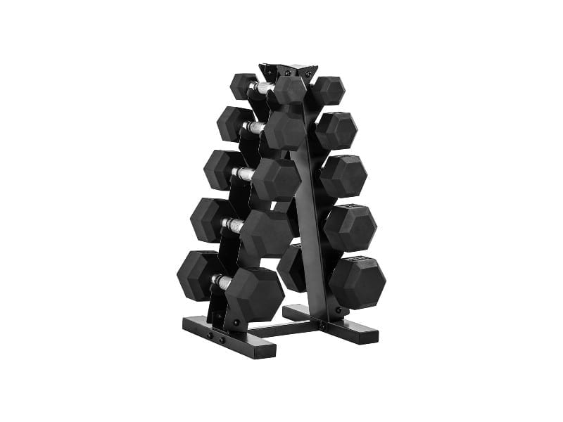 CAP-Barbell-150-Pound-Dumbbell-Set-with-Rack